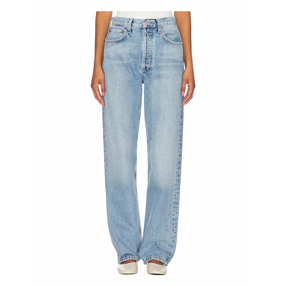 Agolde Light Blue Straight Leg Jeans